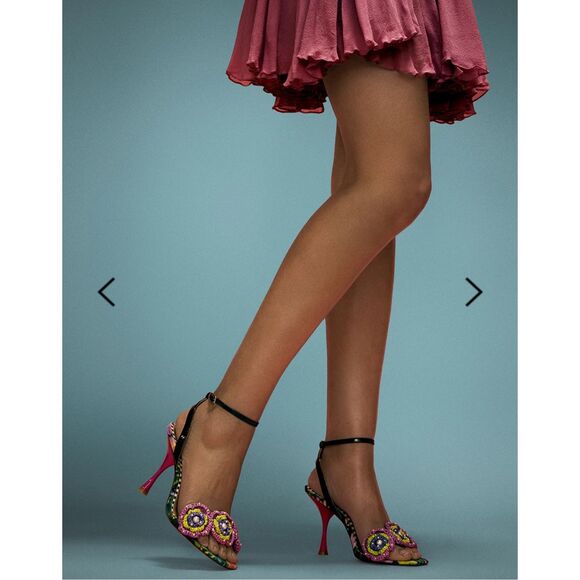 Betsey Johnson Ainsleyy Bright Multi Woman’s Heels 8.5 - Picture 2 of 9